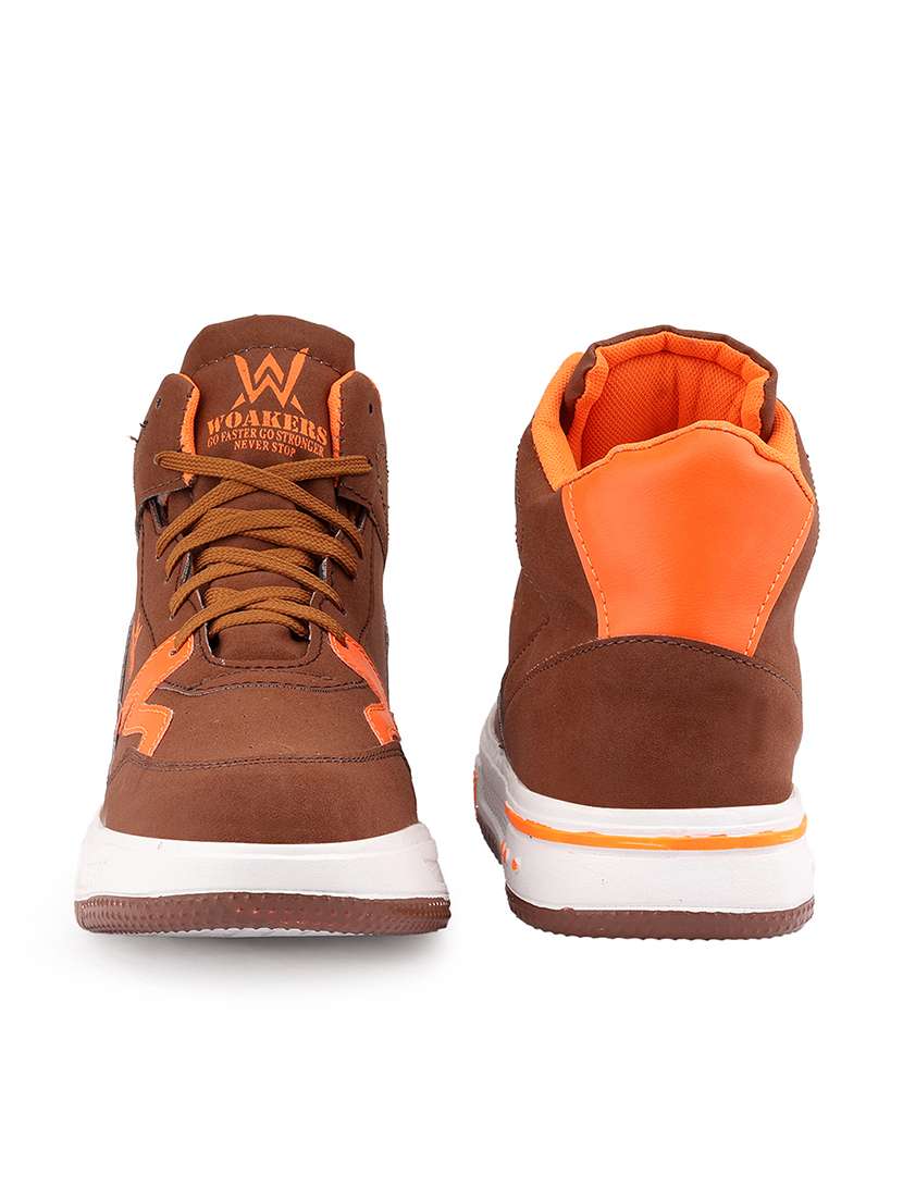 Men Brown Lace Up Sneaker - 22750510 -  Standard Image - 3