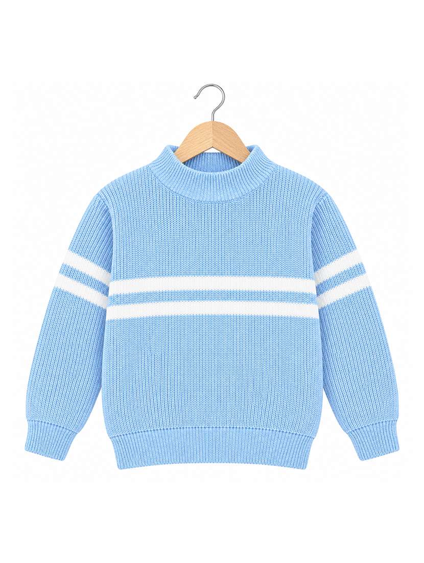 boys striped long sleeves regular sweater