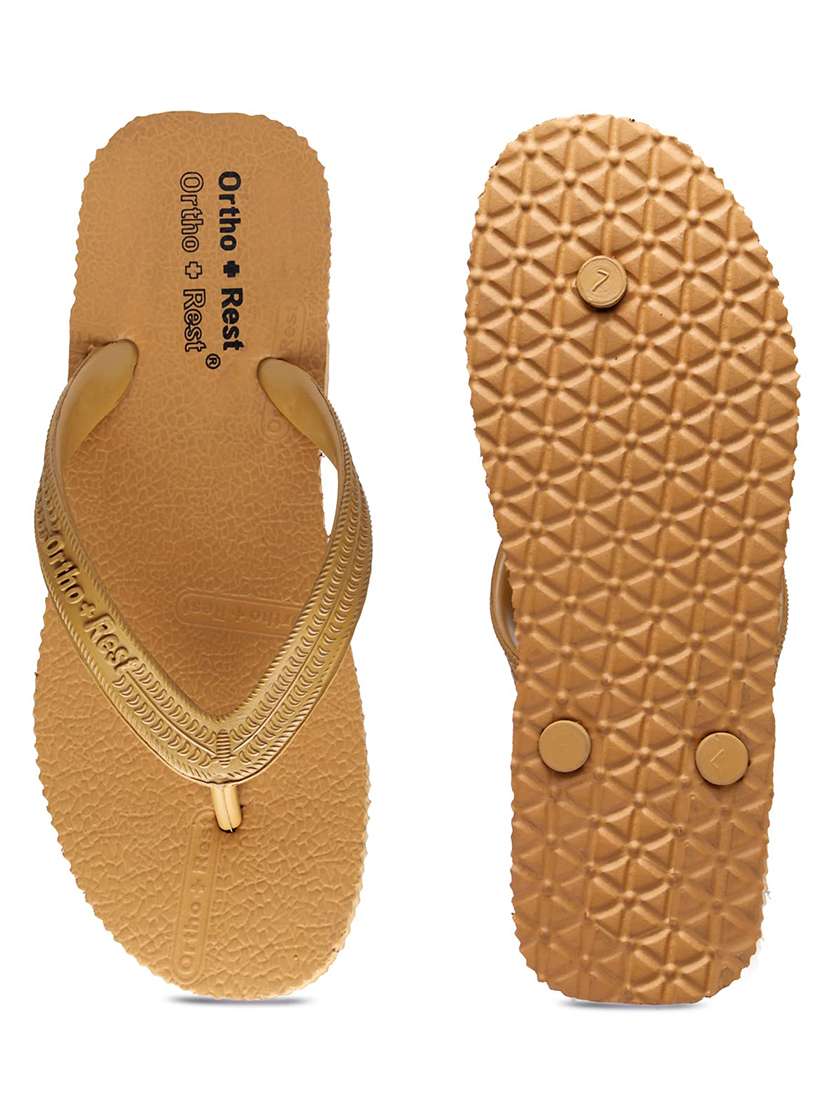 Men Tan Toe Separator Slipper - 22755912 -  Standard Image - 5