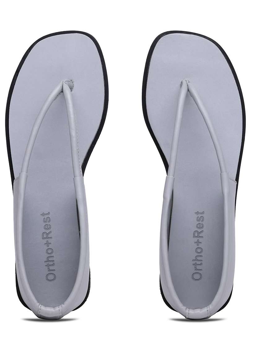 Women Solid Closed Back Flat Sandal - 22755929 -  Standard Image - 5