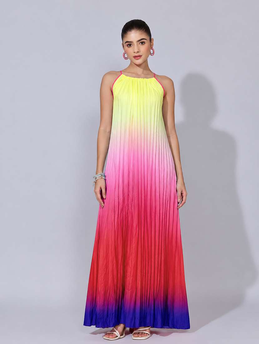 Women Ombre Sleeveless A-line Dress - 22760873 -  Standard Image - 3