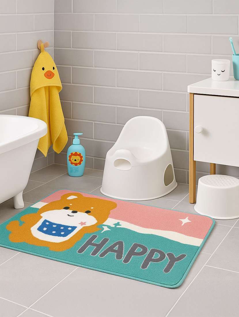 winner printed polyester anti-slip door mat 