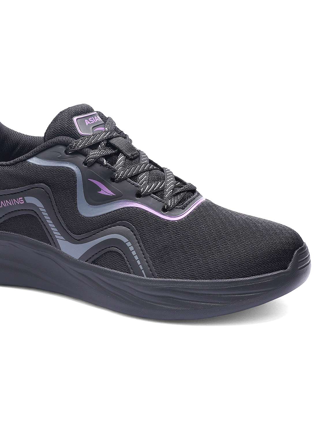 Women Textured Lace Up Sports Shoes - 22765583 -  Standard Image - 3