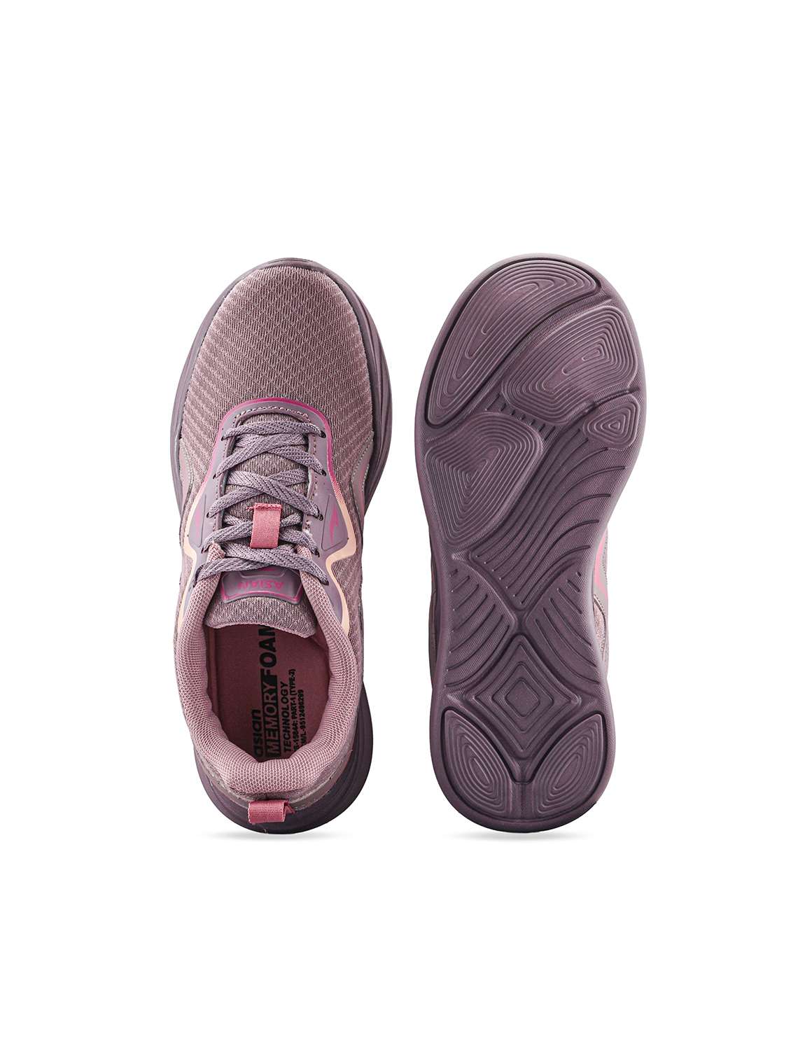 Women Textured Lace Up Sports Shoes - 22765584 -  Standard Image - 5