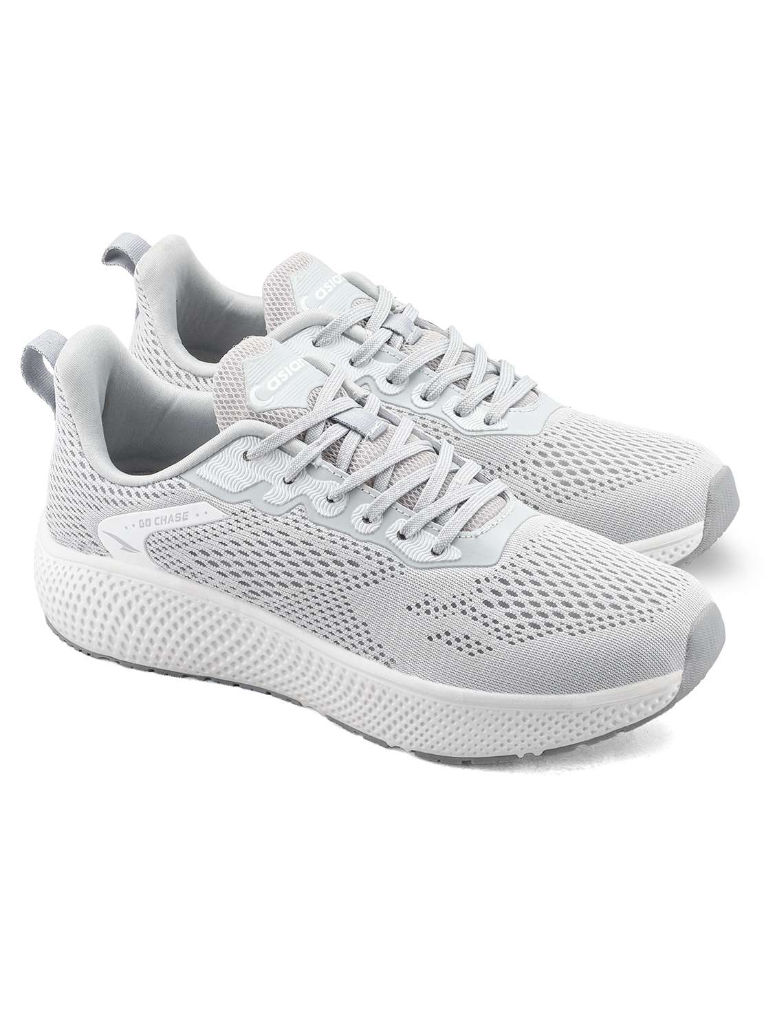 men solid lace up sport shoes