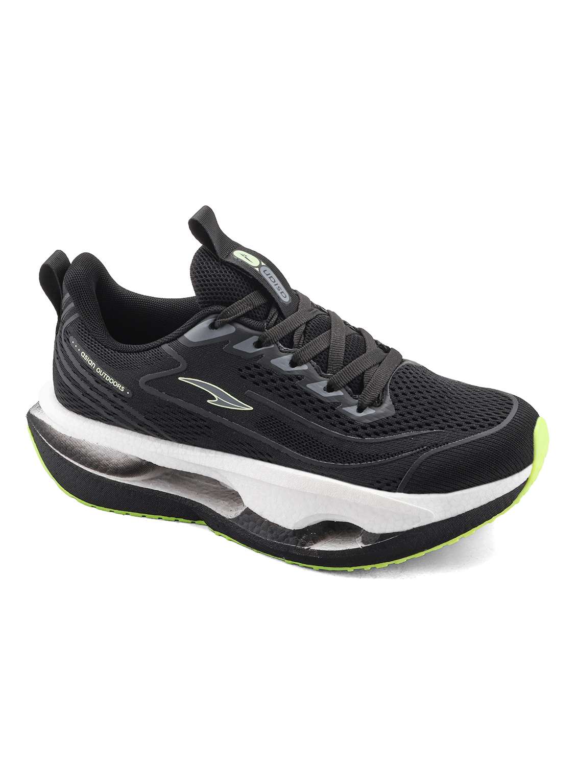 men solid lace up sport shoes