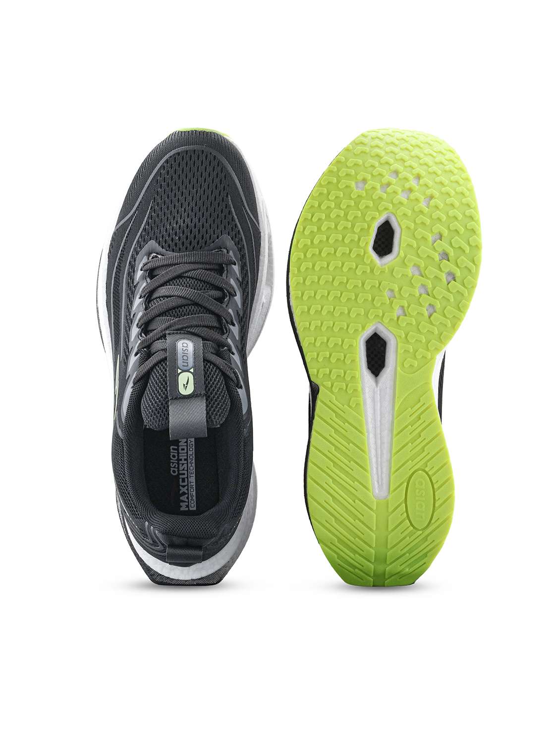 Men Solid Lace Up Sport Shoes - 22765617 -  Standard Image - 5
