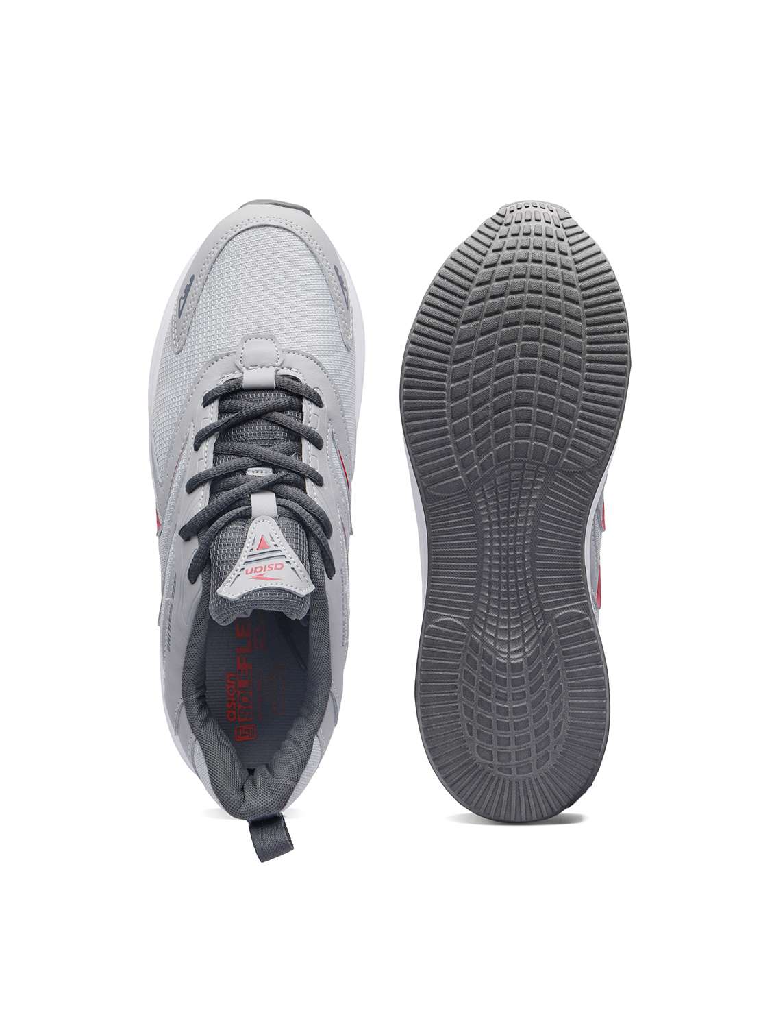 Men Solid Lace Up Sport Shoes - 22765632 -  Standard Image - 5