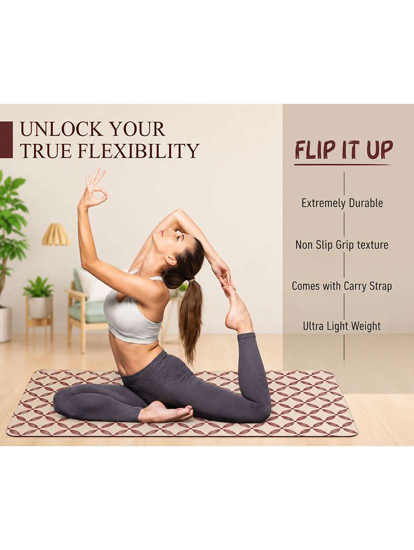 Non-slip Printed Yoga And Exercise Mat - 22765669 -  Standard Image - 5