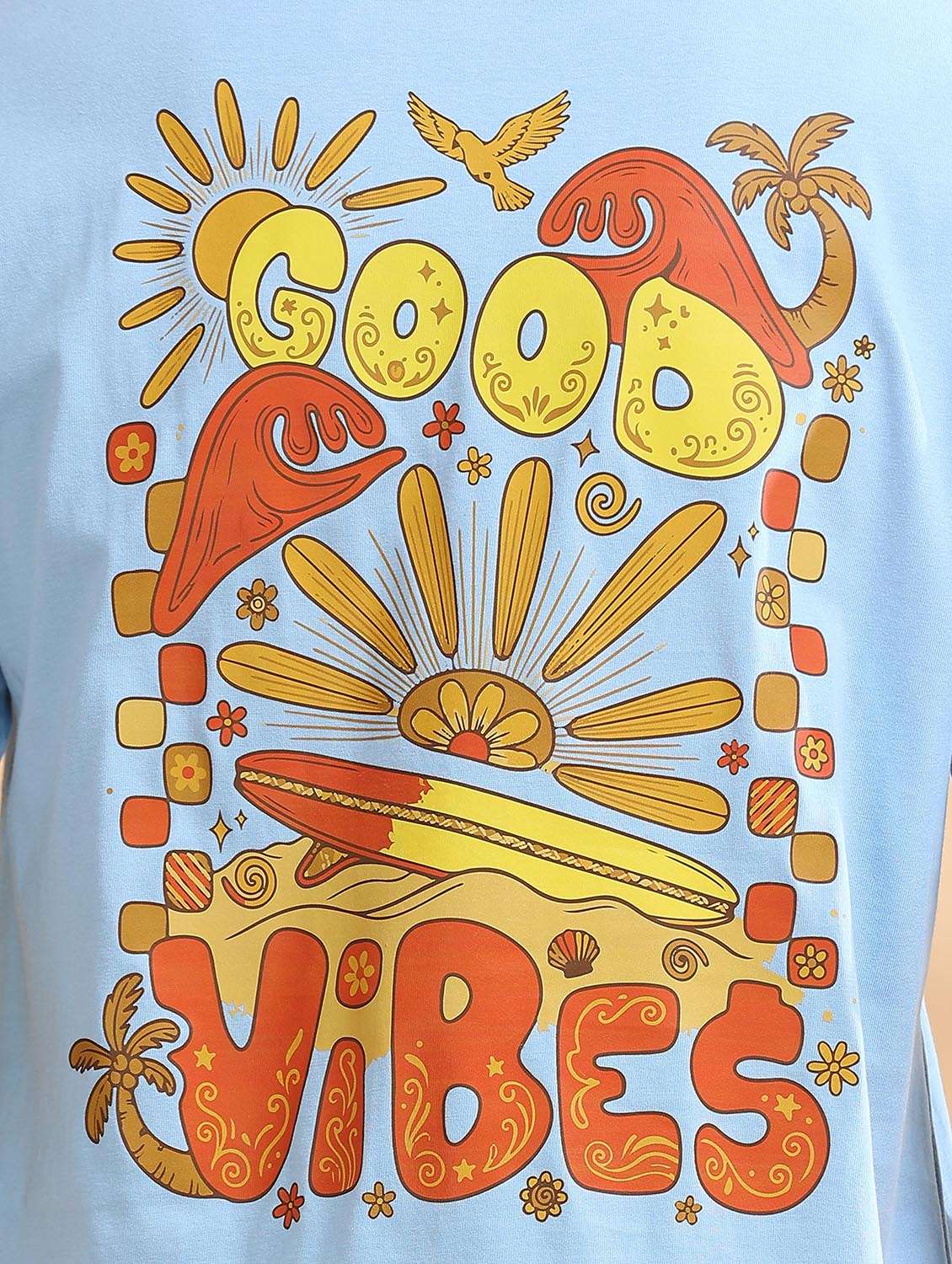 Men Printed Short Sleeve Loose Fit T-shirt - 22766728 -  Standard Image - 5