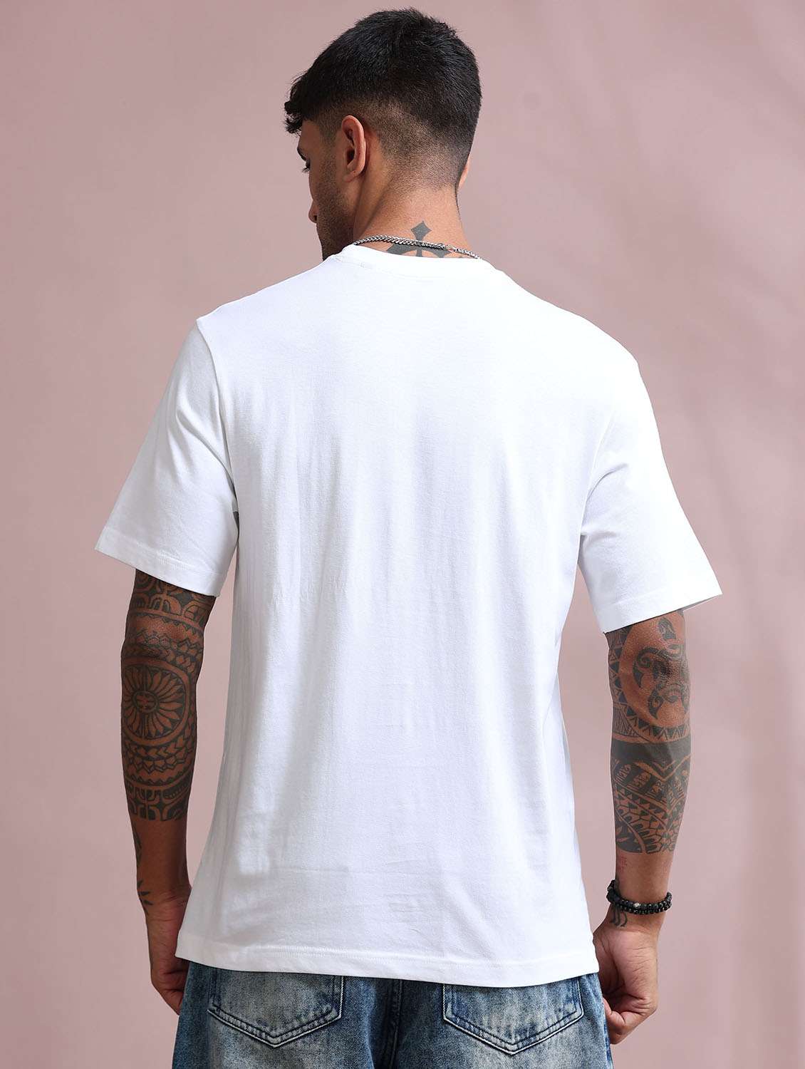Men Printed Short Sleeve Loose Fit T-shirt - 22766739 -  Standard Image - 3