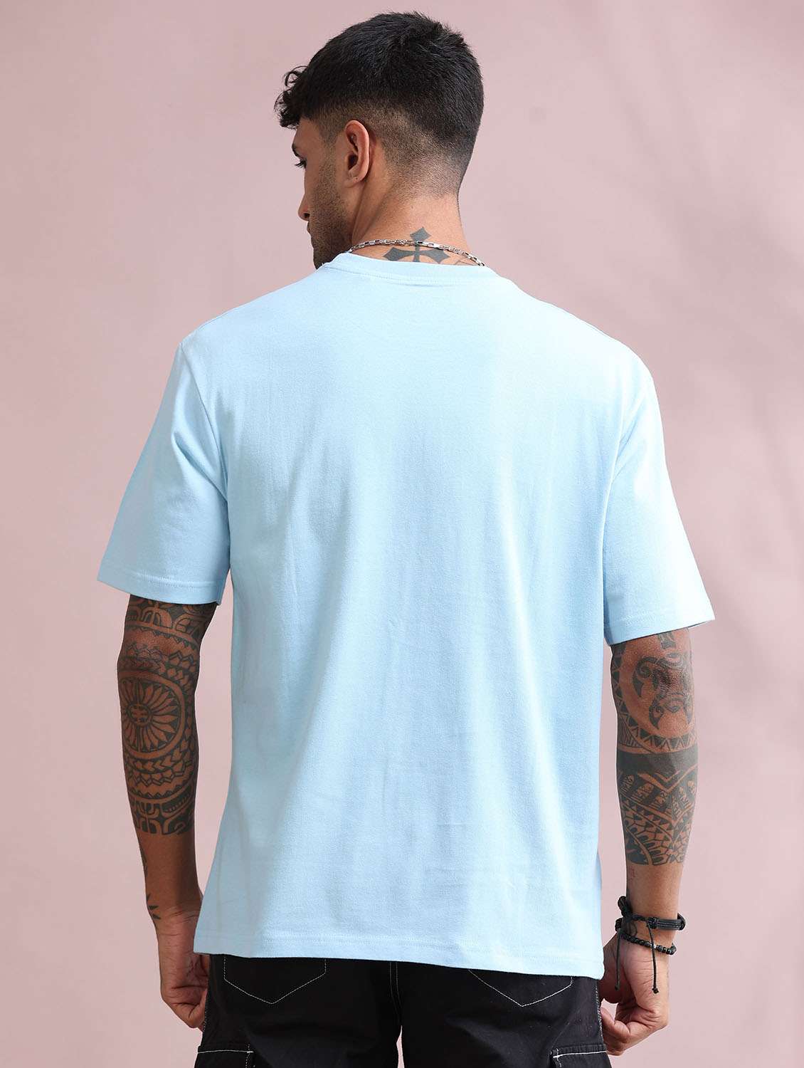 Men Printed Short Sleeve Loose Fit T-shirt - 22766741 -  Standard Image - 3