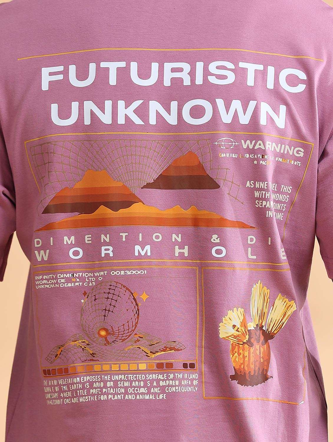 Men Printed Short Sleeve Loose Fit T-shirt - 22766807 -  Standard Image - 5