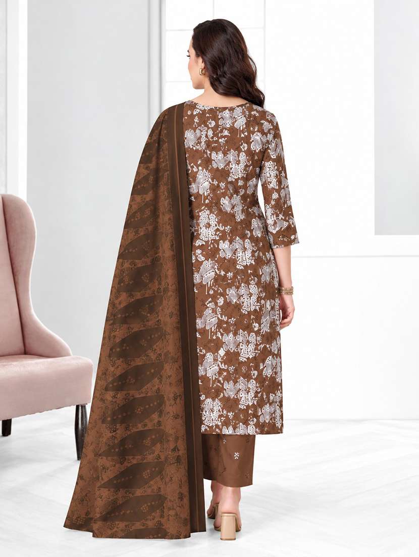 Women Printed Three Quarter Sleeve Kurta Pant With Dupatta Set - 22768731 -  Standard Image - 3