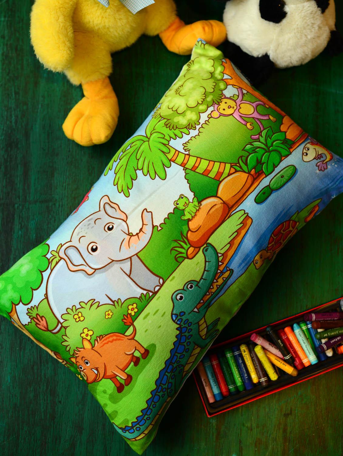 jungle print digital cushion cover - 22957 - Zoom Image - 0