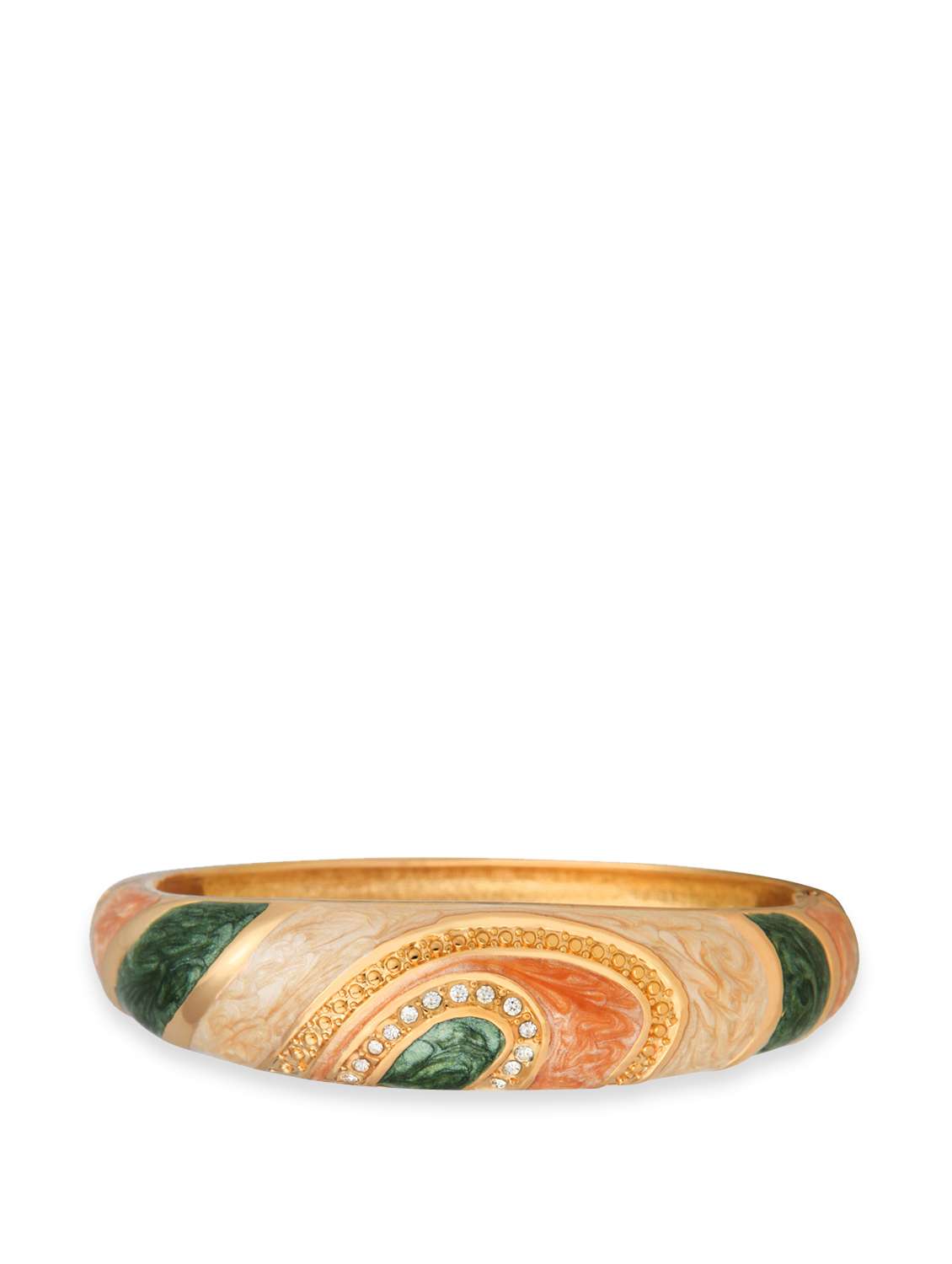 gold plated zirconia bracelet