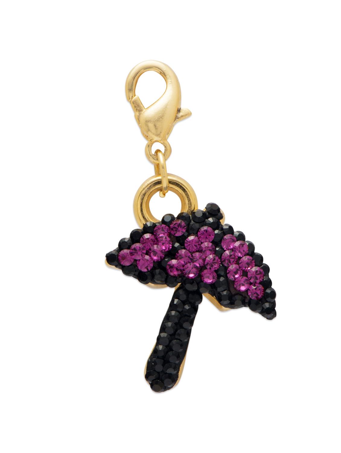 stylish pink black umbrella pendant