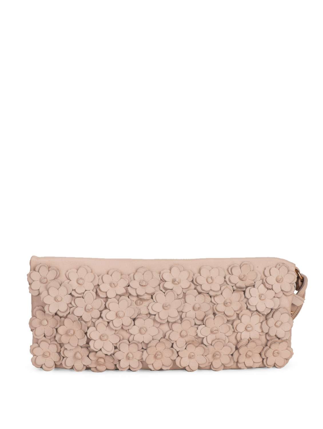 Applique Work Dusty Peach Clutch - 35672 -  Standard Image - 5