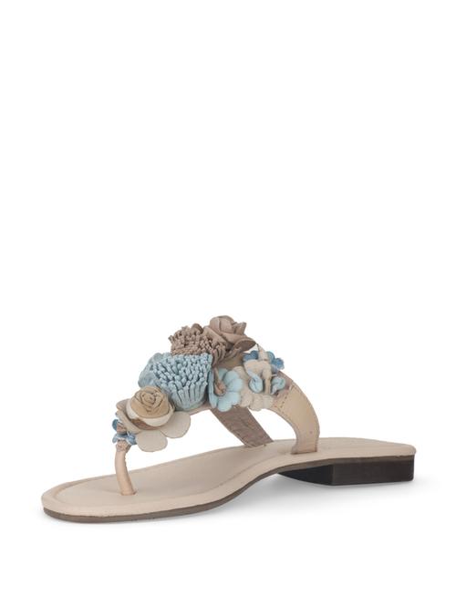 Beige Floral Slip-Ons - 35752 - Standard Image - 0