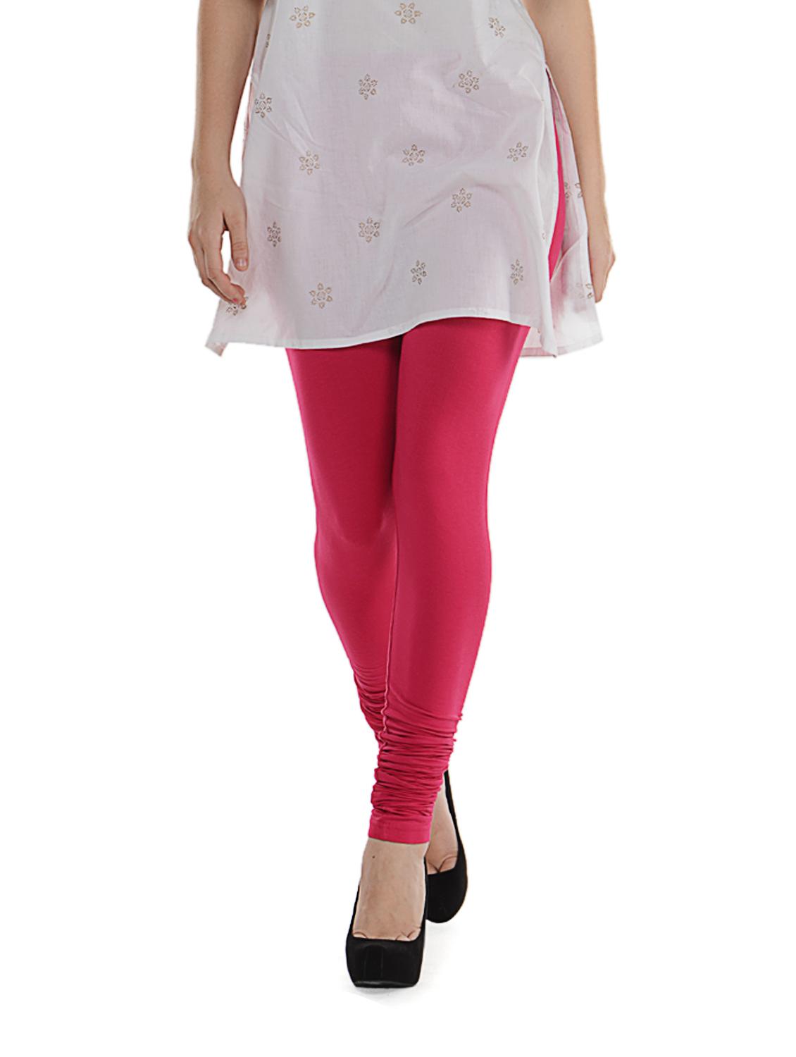 Pink Cotton Leggings - SORRISO