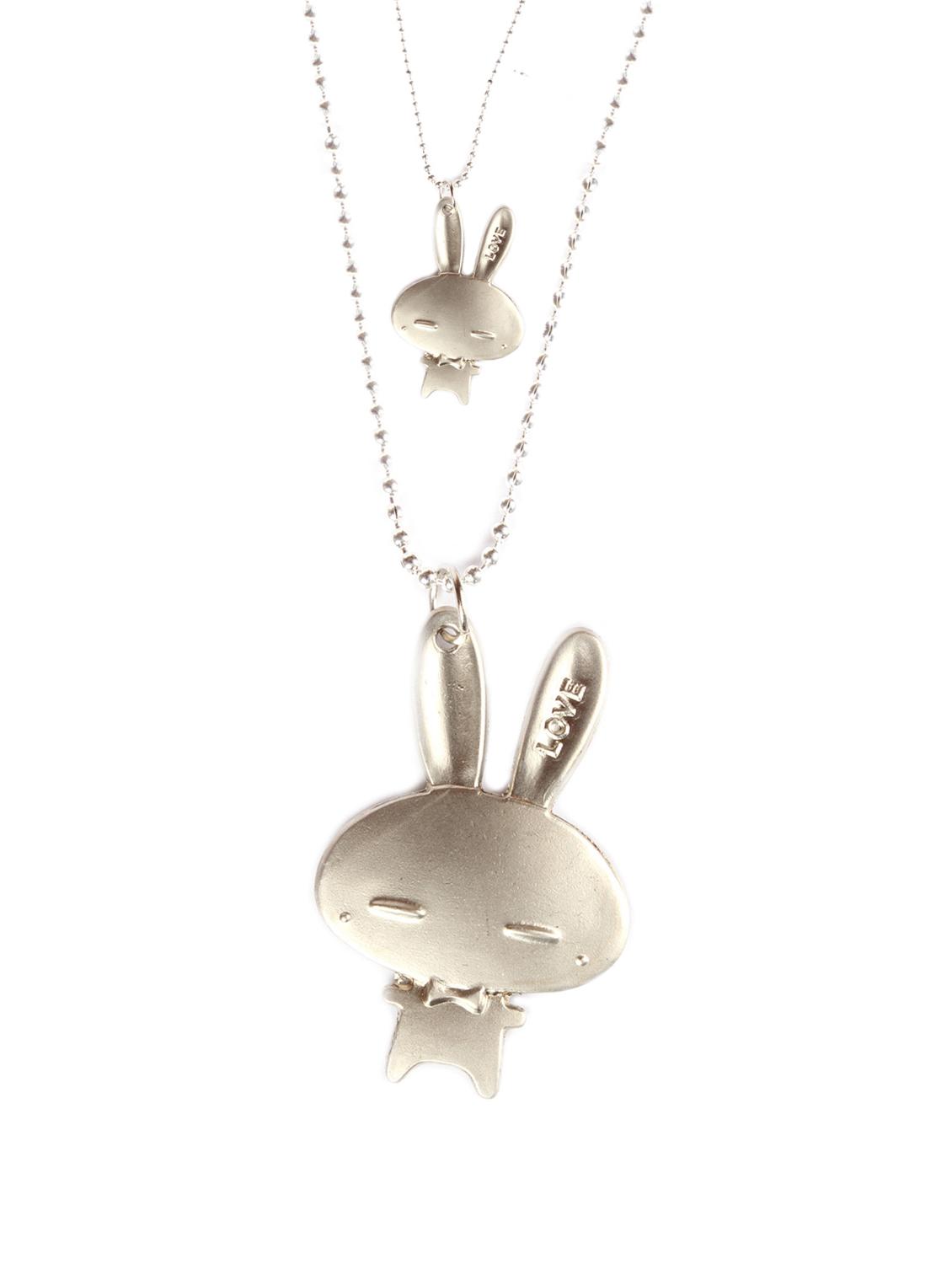 Bunnies In Love Pendant Set - DIOVANNI