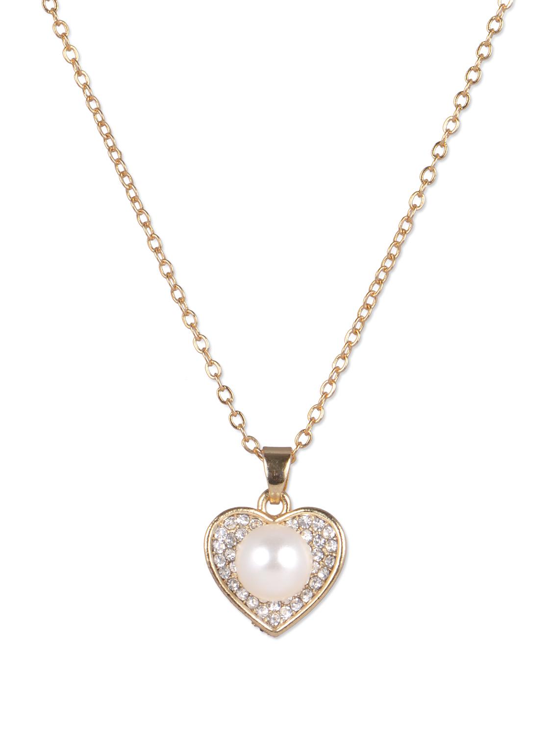 Golden Heart Pendant Necklace - YOUSHINE