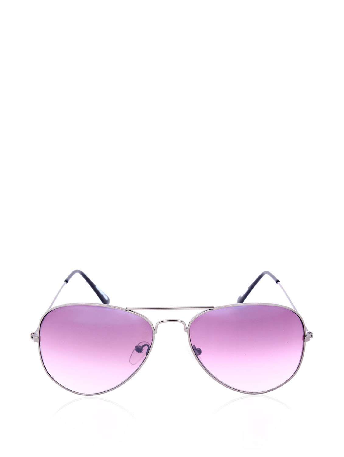 silver & light purple sunglasses