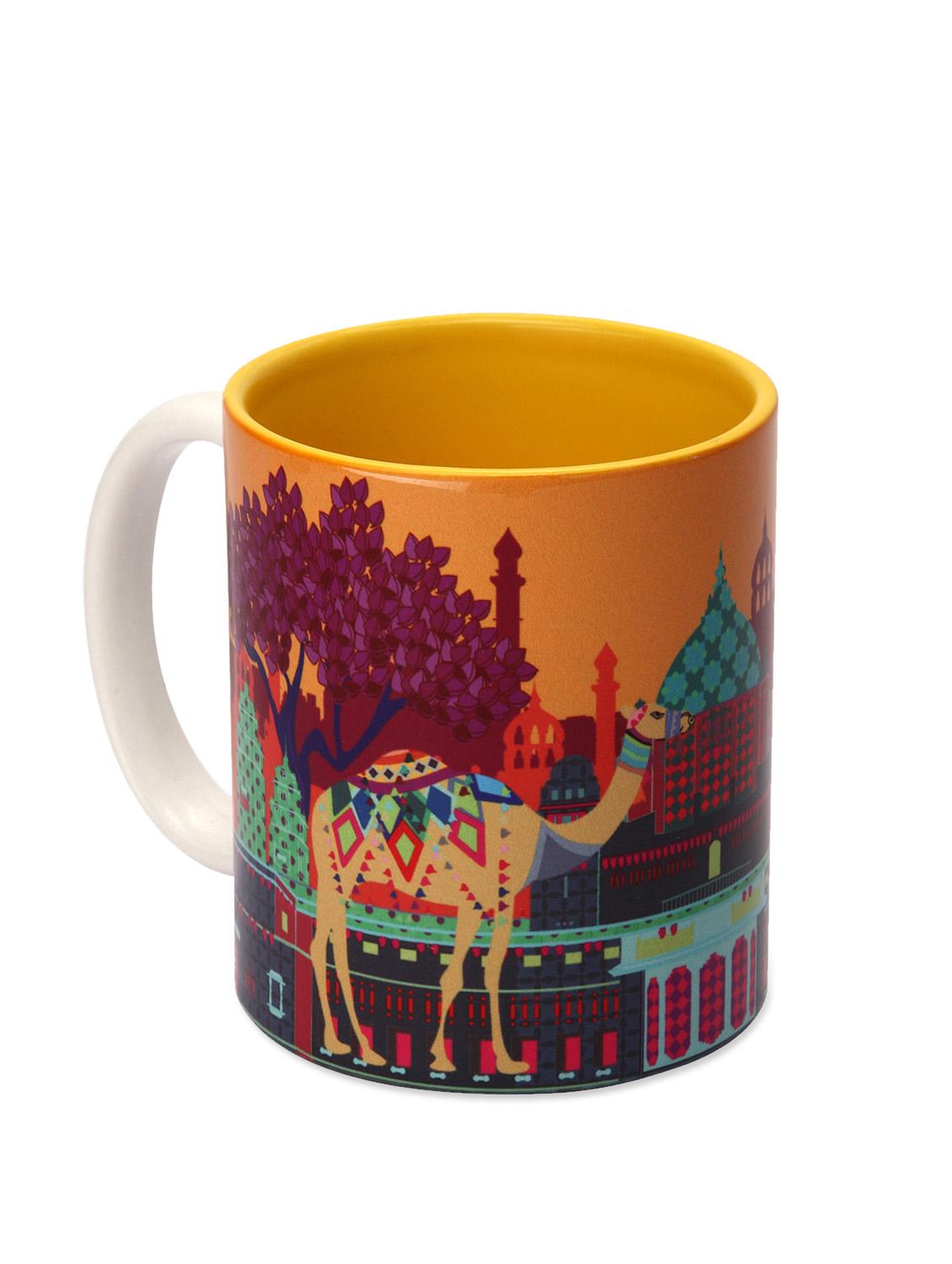 Ceramic Mug Indian Caravan Serai - The Elephant Company