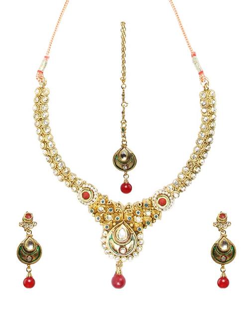 Elegant Golden Jewellery Set - Sparkling Deals