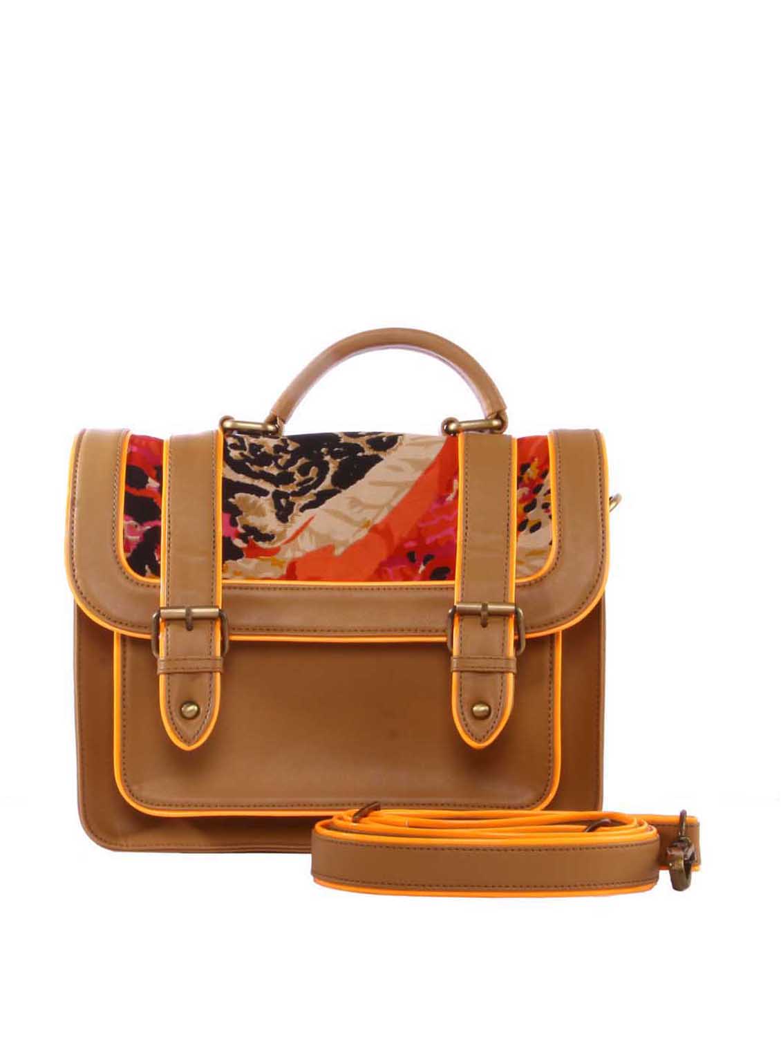 Dual Buckle Satchel - 47812 -  Zoom Image - 0
