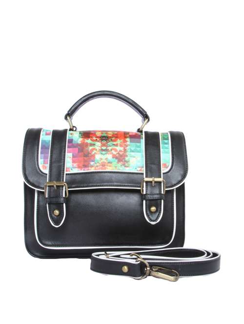 Dual Buckle Satchel - 47813 -  Standard Image - 0