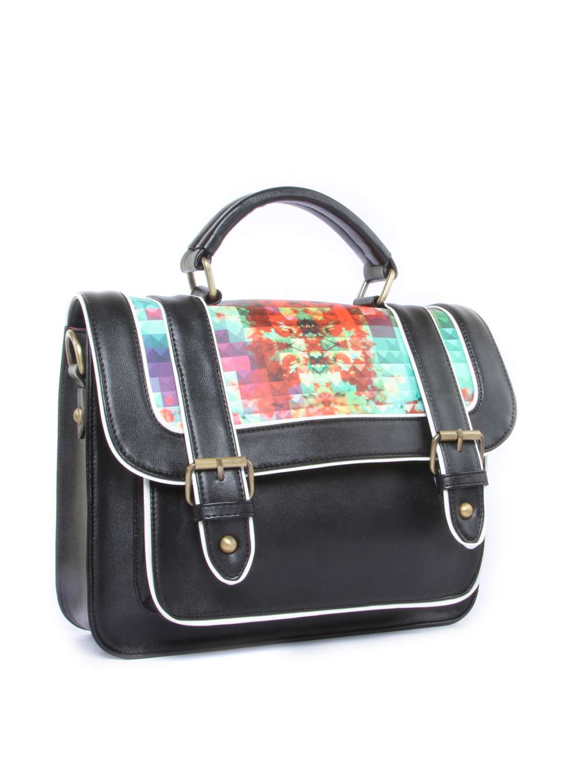 Dual Buckle Satchel - 47813 -  Standard Image - 3