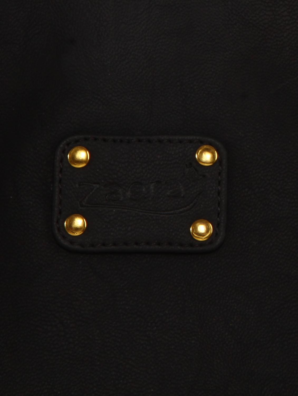Metal Zipper with Studs Handbag - 47816 - Standard Image - 3