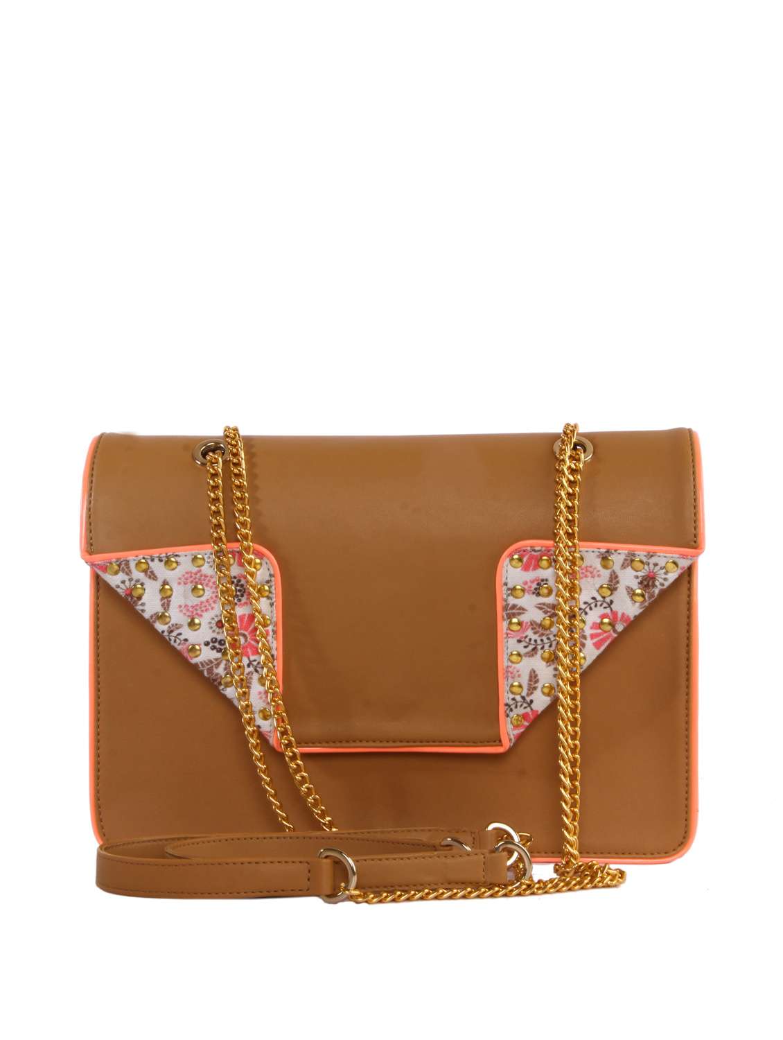 Sling Bag with Golden Chain - 47846 -  Standard Image - 5