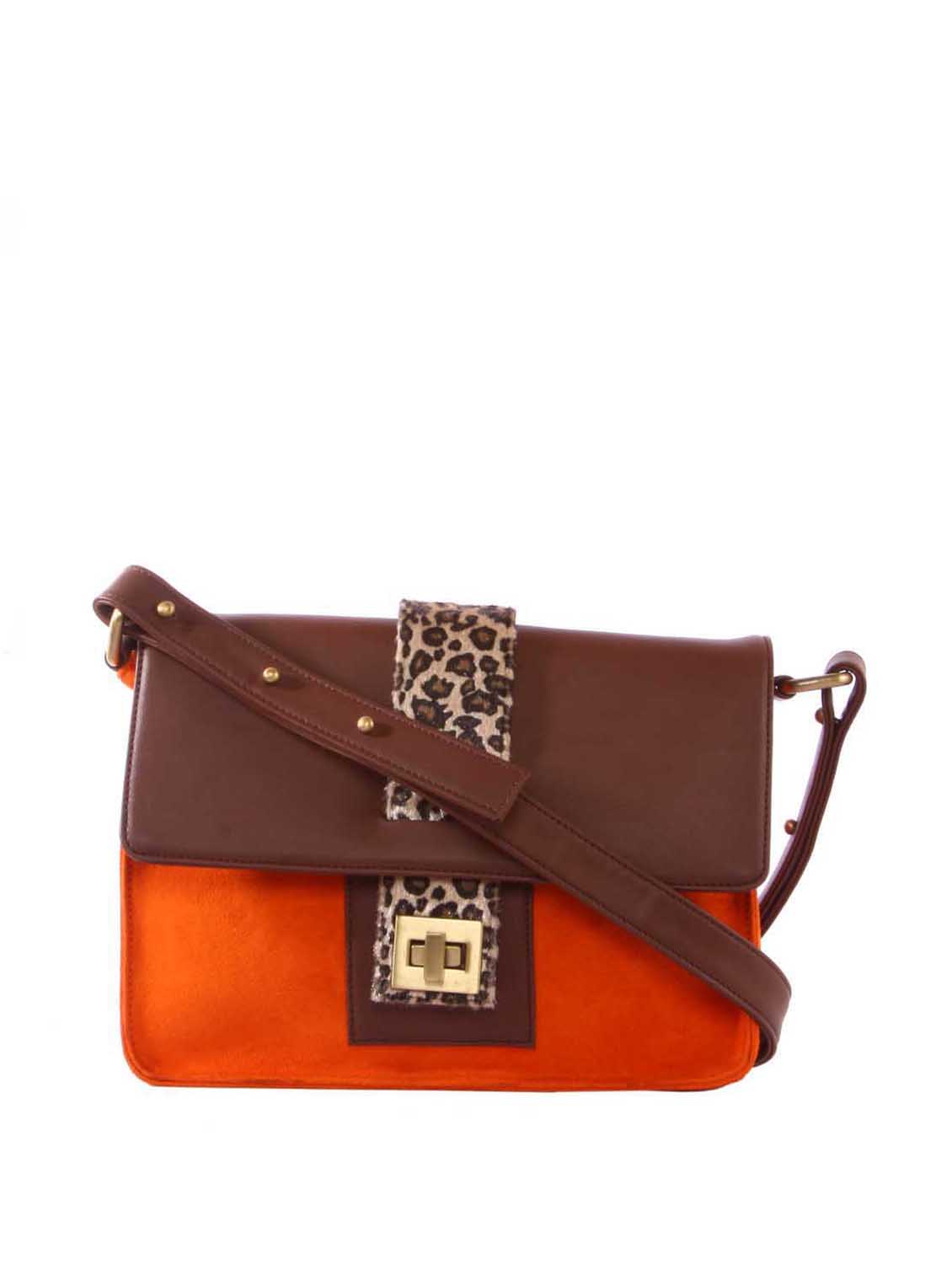 clutch with Animal Print Buckle - 47851 - Standard Image - 5