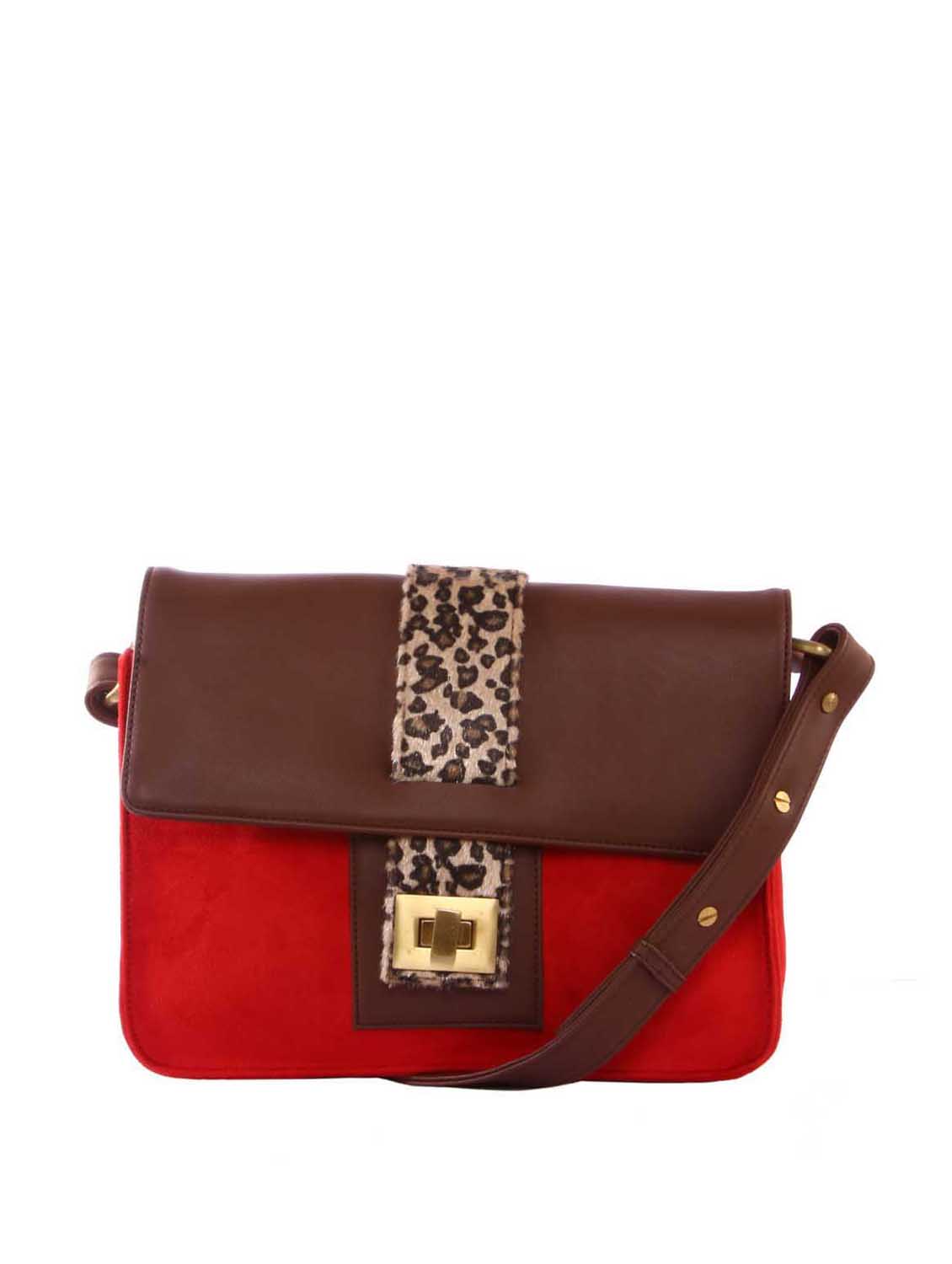 clutch with Animal Print Buckle - 47852 - Standard Image - 5