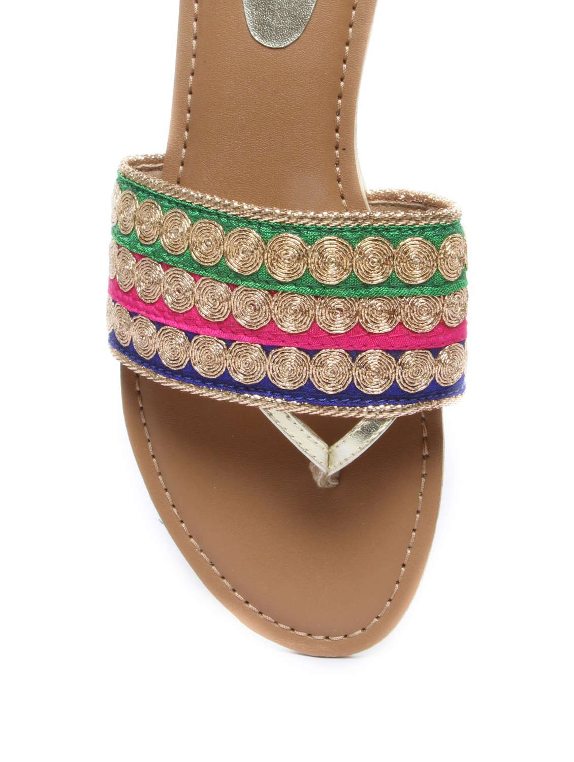 Tri-colored Traditional Flats - 47870 -  Standard Image - 3