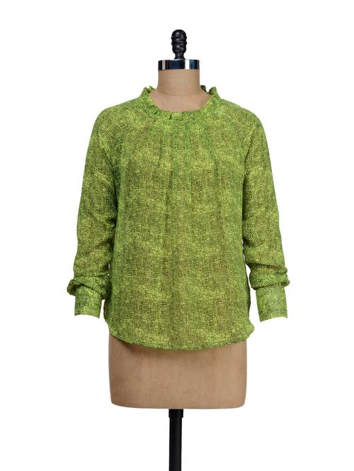 neon green sheer top - 48360 -  Standard Image - 0
