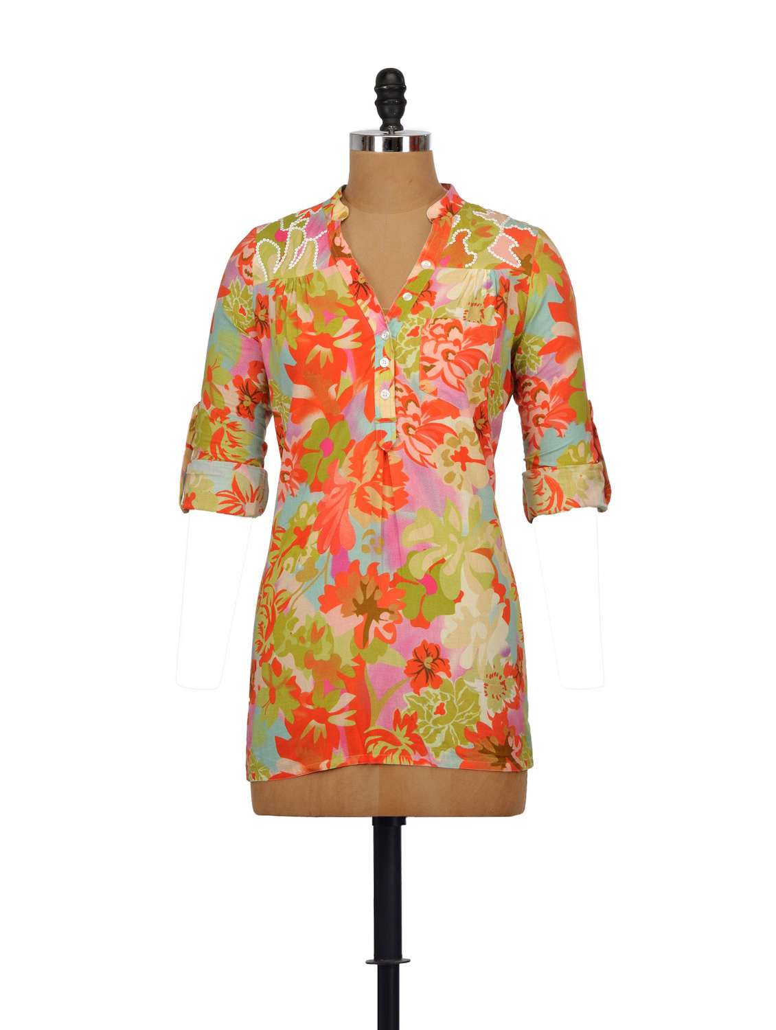 Multicolored Floral Kurti