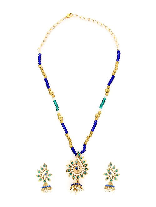 Dainty Multicolour Necklace Set - KSHITIJ