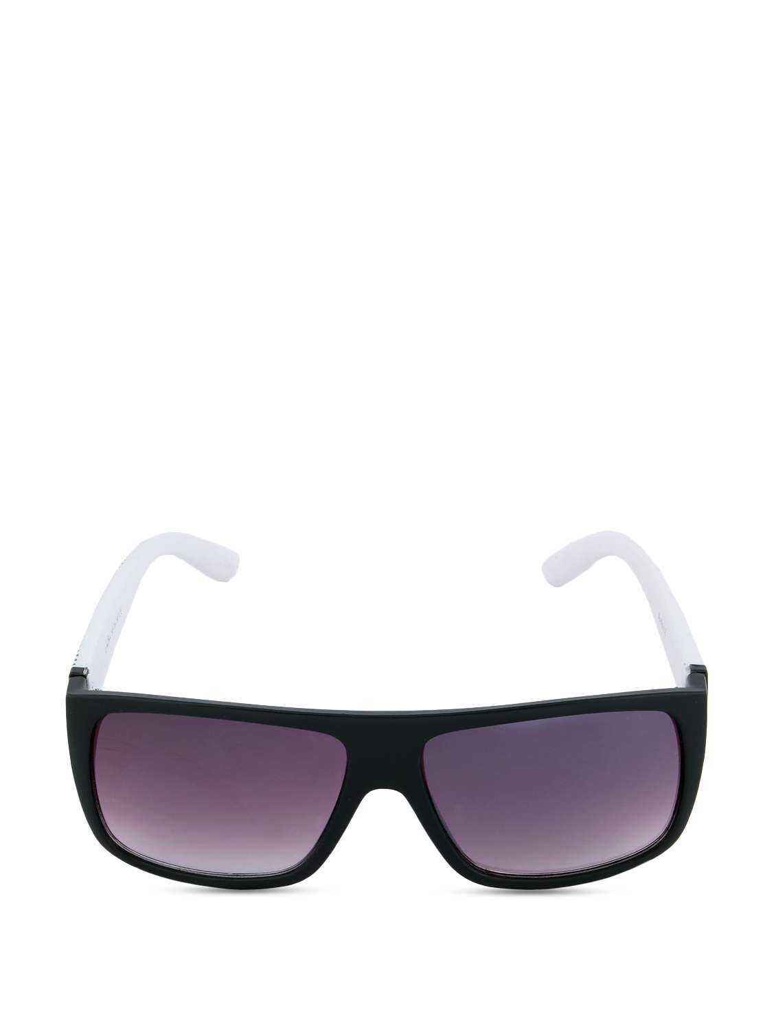 rectangular white-black sunglasses