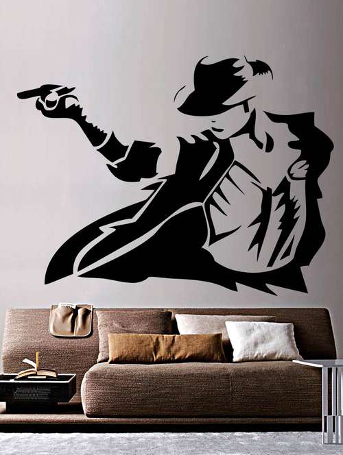 Buy online Michael Jackson Wall Art ( Black ) from Wall Decor for