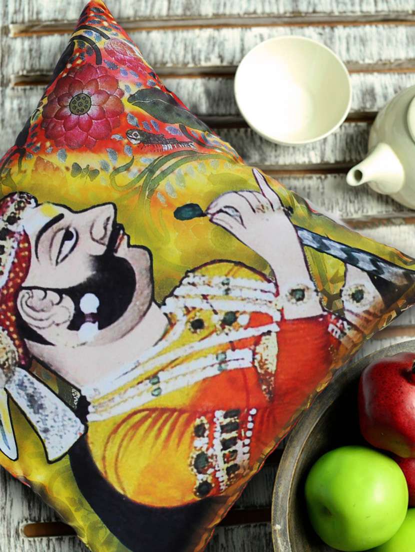 raja-rani poly silk cushion cover