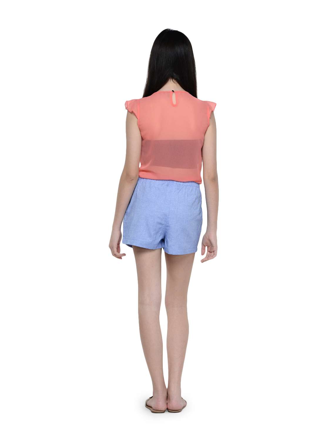 light blue regular summer shorts - 893597 -  Standard Image - 3