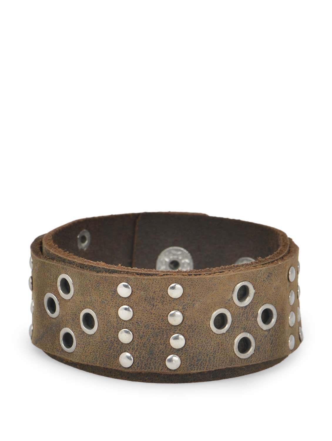 stylish brown wrist band