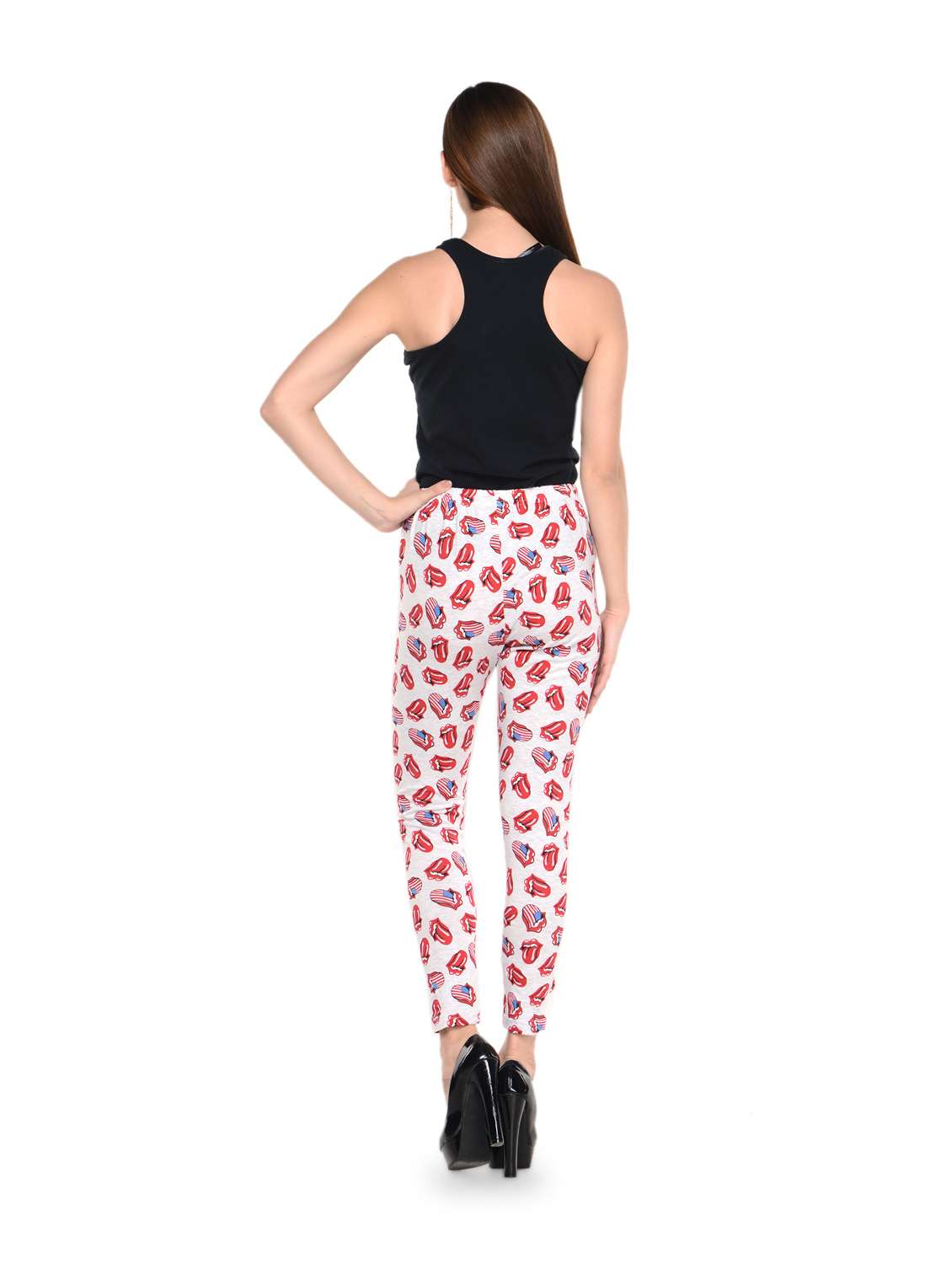 printed white and red leggings - 905656 -  Standard Image - 3