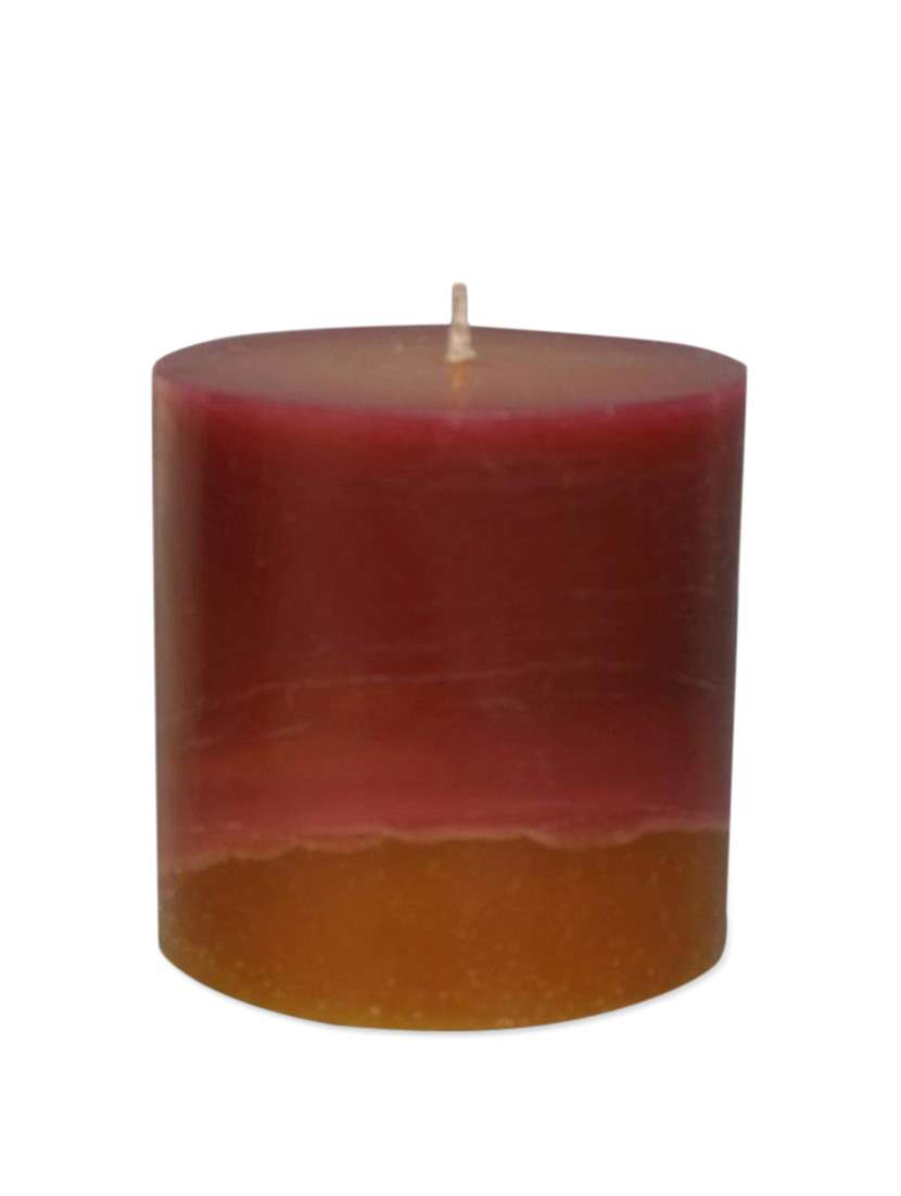 brown shaded decorative candle