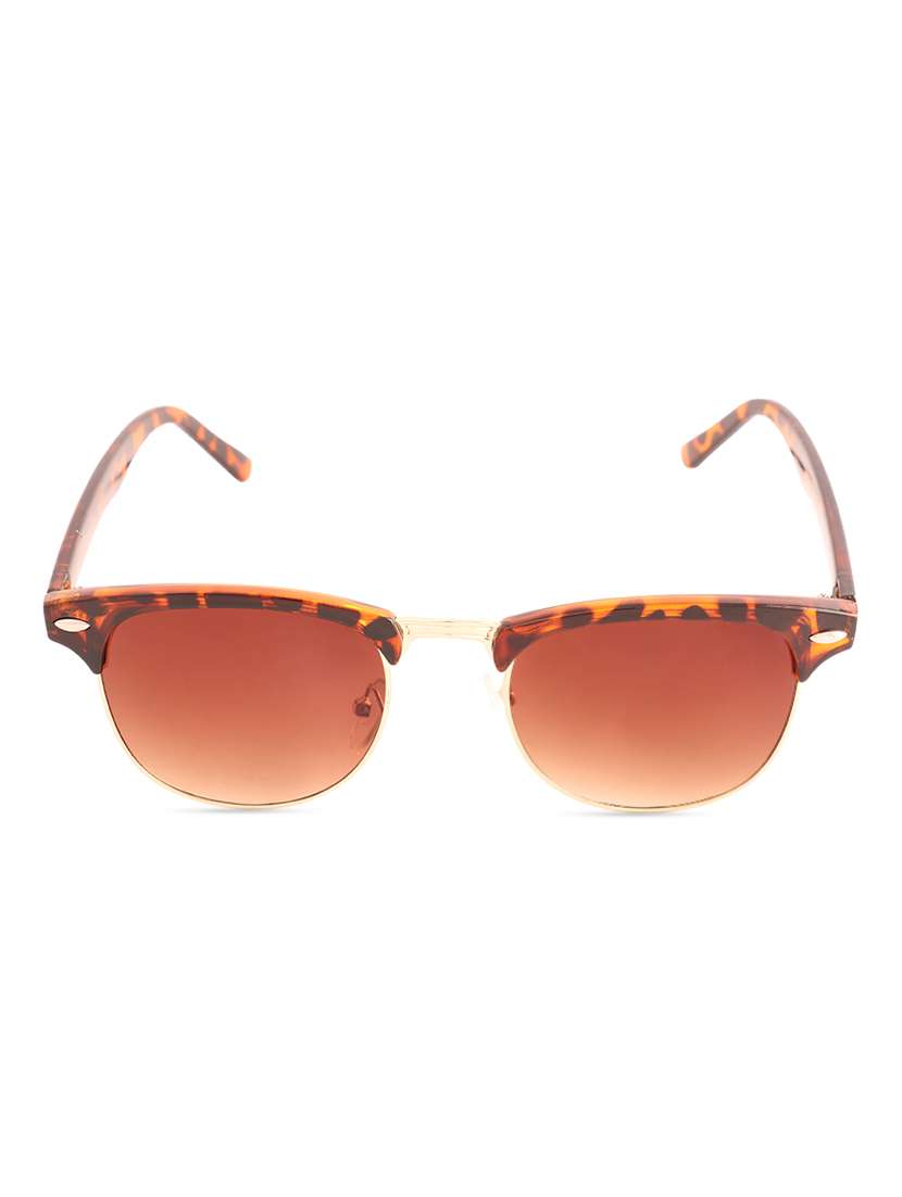 Animal print brown sunglasses