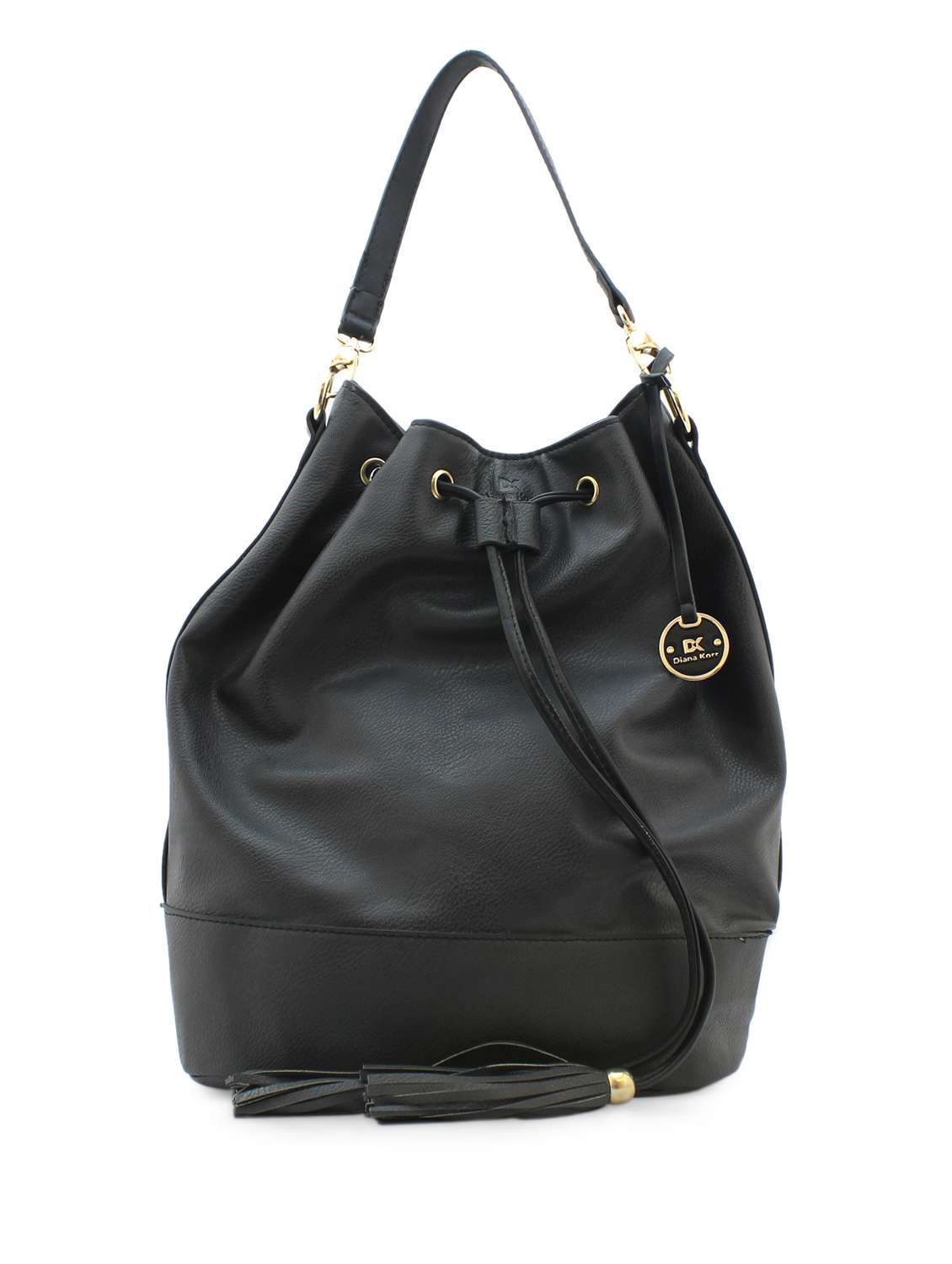 Buy online Black Bucket Bag from bags for Women by Diana Korr for ₹1899