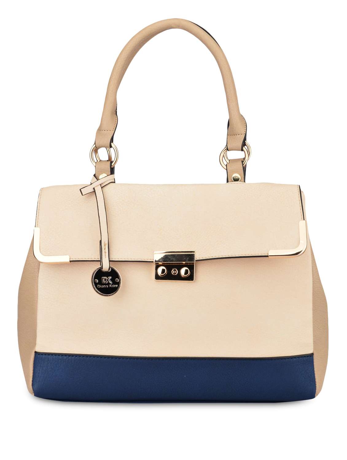 cream leather handbag